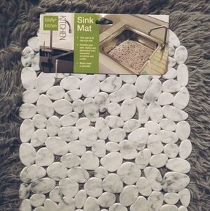 Totally Kitchen Sink Mat Granite Like